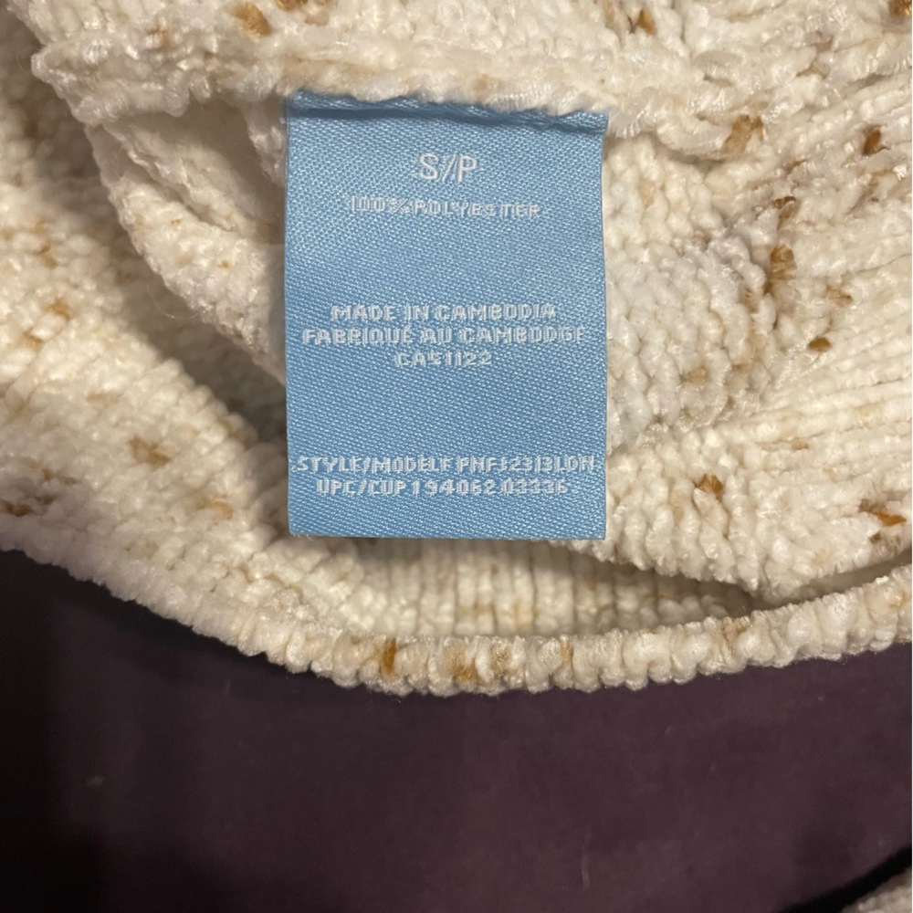 Penman Super Soft Speckled Cream and Tan Sweater Size S - Picture 5 of 6